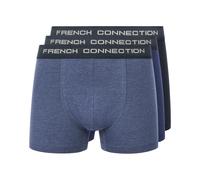 French Connection FC15 3pk Décontracté Short Boxer Confort Sous Bleu Marine