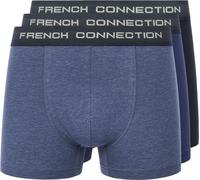 French Connection - "FC15" boxer pour homme(pack de 3) BG1833 (S) (Bleu)