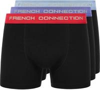 French Connection - "FC20" boxer pour homme(pack de 3) BG1831 (L) (Noir)