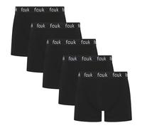 French Connection FCUK - Boxers Homme, Multipack de 5 Pièces, Trunks à Coupe Classique, Noir, UK1, XXL