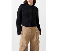 French Connection Felice Tweed Military Jacket Blackout Taille: L | Vestes courtes Outlet | Femme | Le Noir