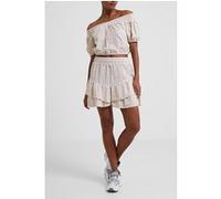 French Connection Filippa Cot Poplin Off Shld Tp Brown Taille: M | Chemisiers Outlet | Femme | Marron