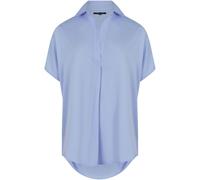 French Connection French Connection Blue Crepe Light Sleeveless Popover Shirt Blue S (EU 36-38)