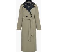 French Connection French Connection Green Kaci Double Collar Trench Coat