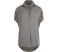 French Connection French Connection Grey Crepe Light Sleeveless Popover Shirt Grey S (EU 36-38)
