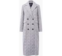 French Connection French Connection Grey Lowen Wool Double Breasted Coat