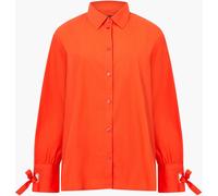 French Connection French Connection Orange Cambria Cotton Tie Up Bow Shirt Orange L (EU 44-46)