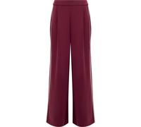 French Connection French Connection Red Wren Side Stripe Pleated Wide Leg Trousers