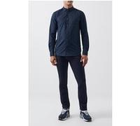 French Connection Geo Dot Long Sleeve Shirt Dark Navy Dot Taille: S | Casual chemises Outlet | Homme | Bleu