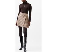 French Connection Gina Checks Skirt Pink Check Taille: 12 | Mini Jupes Outlet | Femme | Rose