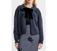 French Connection Irma Front Bow Cardigan Charcoal Grey Black Taille: S | Vestes courtes Outlet | Femme | Le Noir