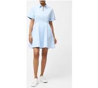 French Connection Isabelle Poplin Mini Shirt Drs Sky Blue Taille: 16 | Robes Mini Outlet | Femme | Bleu