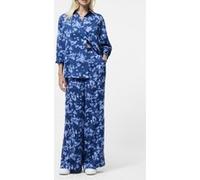 French Connection Isla Celaya Straight Trouser Blue Multi Taille: 6 | Évasés pantalons Outlet | Femme | Bleu