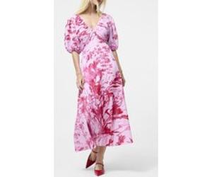 French Connection Isla Odette Twist Neck Tea Drs Violet Pink Multi Taille: 6 | Robes longues Outlet | Femme | Rose