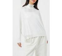 French Connection Jeanie Vhari Sust Roll Nk Jmpr White Taille: S | Pulls en Maille Outlet | Femme | Blanche