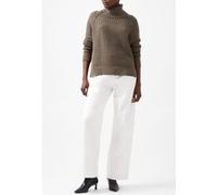 French Connection Keya Popcorn Knit Mozart Jumpr Tarmac Khaki Taille: XS | Pulls en Maille Outlet | Femme | Marron