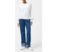 French Connection Lily Cable Slv Jumper Linen White Taille: M | Pulls Outlet | Femme | Blanche