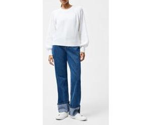 French Connection Lily Cable Slv Jumper Linen White Taille: M | Pulls Outlet | Femme | Blanche