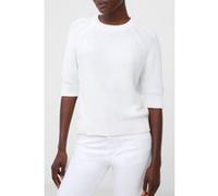French Connection Lily Mozart Short Slv Jumper Summer White Taille: M | Pulls en Maille Outlet | Femme | Blanche