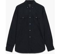 French Connection Linen 2 Pocket Ls Black Taille: S | Casual chemises Outlet | Homme | Le Noir