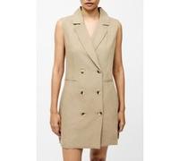 French Connection Linen Sleveless Blazer Dress Tan Taille: 10 | Robes Mini Outlet | Femme | Blanc