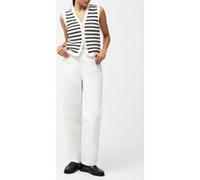 French Connection Lumi Mozart Knit Waistcoat Summer White Taille: XL | Pulls en Maille Outlet | Femme | Blanche