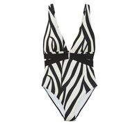 FRENCH CONNECTION Maillot de bain noir / blanc, Taille S-M