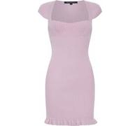 French Connection Mathilda Knit Dress Mini Lilac Chil-fair Orch Taille: L | Robes Mini Outlet | Femme | Mauve