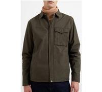 French Connection Military Cotton Overshirt Green Taille: XS | Vestes militaires Outlet | Homme | Vert