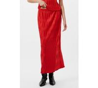 French Connection Moira Pleated Skirt Scarlet Red Taille: L | Jupes longues Outlet | Femme | Rouge