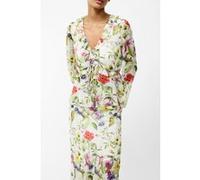 French Connection Monica Hallie Crinkle Blouse White Multi Taille: 6 | Chemisiers Outlet | Femme | Blanche