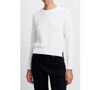 French Connection Mozart Popcorn Cable Jumper Winter White Taille: XS | Pulls en Maille Outlet | Femme | Blanche