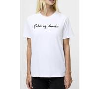 French Connection Pardon My French S/s Tee White Taille: M | Chemises Outlet | Femme | Blanche