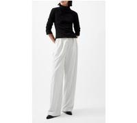 French Connection Pinstripe Trouser White/black Taille: 18 | Pantalons droits Outlet | Femme | Blanche