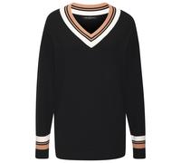 FRENCH CONNECTION Pull-over marron / noir / blanc, Taille XL