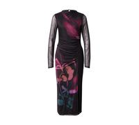 FRENCH CONNECTION Robe beige / émeraude / rose / noir, Taille 34