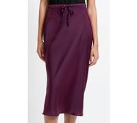 French Connection Satin Bias Tie Skirt Burgundy Taille: XL | Jupes Outlet | Femme | Marron