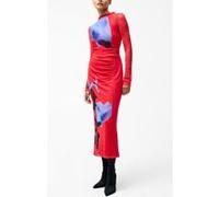 French Connection Smokey Placement Ls Floral Drs Red Multi Taille: M | Robes Outlet | Femme | Rouge