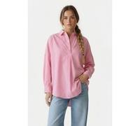 French Connection Stripe Poplin Long Sleeve Popover Camellia/wht Tickstp Taille: S | Chemises à boutons Outlet | Femme | Marron