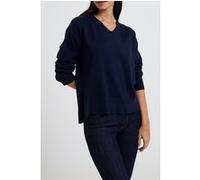 French Connection Supersoft Vee Dark Navy Taille: L | Pulls en Maille Outlet | Femme | Bleu