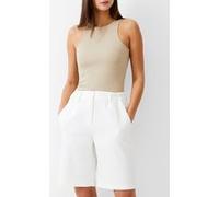 French Connection Tailored Short Summer White Taille: 10 | Shorts de Sport Outlet | Femme | Blanche