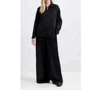 French Connection Terry Crinkle Top Black Taille: XS | Manches longues Outlet | Femme | Le Noir