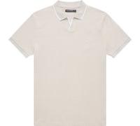 French Connection Trophy Tipped Polo Stone/white Taille: XS | Polos Outlet | Homme | Blanc