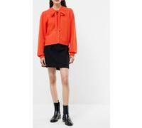 French Connection Varli Ls Tie Nk Cardigan Flame Orange Taille: L | Cardigans Outlet | Femme | Orange