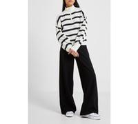 French Connection Vhari Half Zip Jumper Winter White/marine Taille: XS | Pulls en Maille Outlet | Femme | Blanche