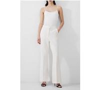 French Connection Whisper Trouser White Taille: 14 | Évasés pantalons Outlet | Femme | Blanche