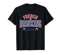 French Drinking Team - Funny Beer Wine Drinking Team T-Shirt