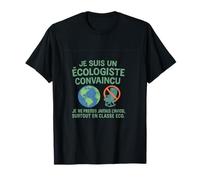French Eco Humor Planet Earth Graphic T-Shirt