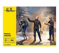 French Firemenmaquette Figurine French Firemen |heller|82753| 1:24 Maquette Char