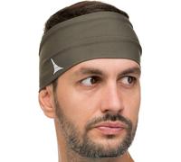 French Fitness Revolution - Bandeau Anti-Transpiration pour Homme et Femme - Serre-Tête Extensible Anti-Humidité pour Sport, Running, Cyclisme, Fitness et Yoga - Vert Armée